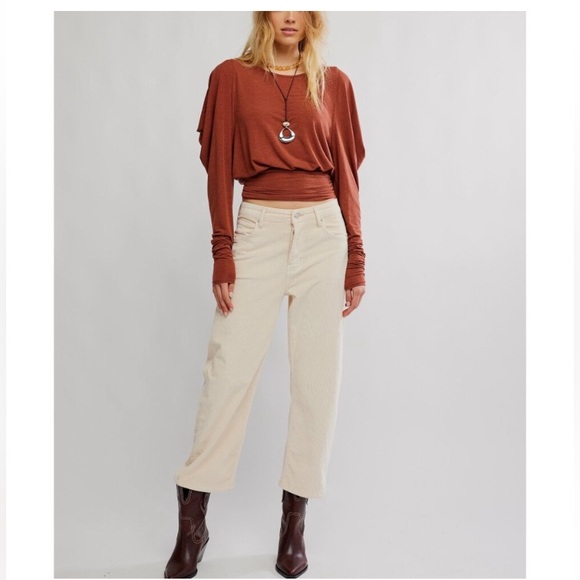 Free People ~ Moxie Long Sleeve ~ Medium ~ 
Color ~ Brick Wall ~ NWT - Picture 8 of 11